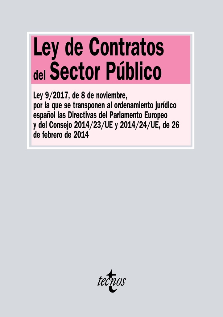Ley de Contratos del Sector Público Ley de Contratos del Sector Público