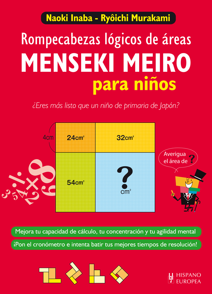 Rompecabezas lógicos de áreas. Menseki meiro para niños