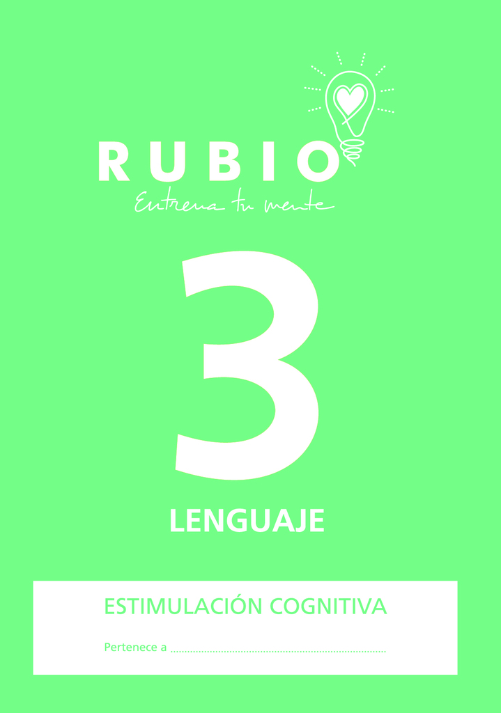 Estimulación cognitiva: lenguaje 3