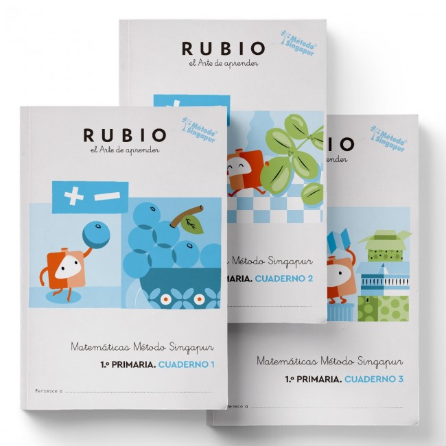 Matemáticas Método Singapur 3.º Primaria RUBIO