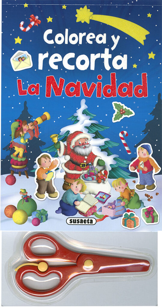 Colorea y recorta la Navidad Colorea y recorta la Navidad