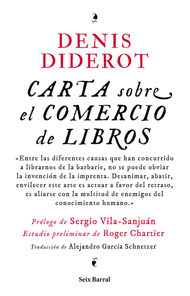 Carta sobre el comercio de libros Carta sobre el comercio de libros