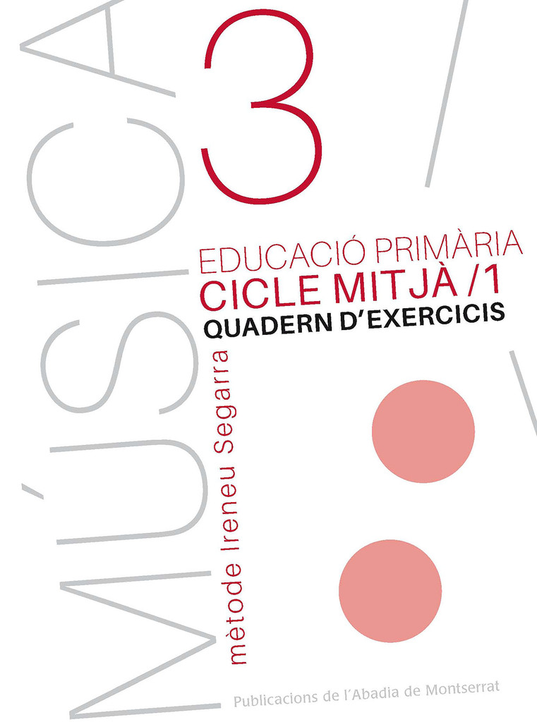 Música-3. Quadern d'exercicis, E.P., Cicle mitjà, 1