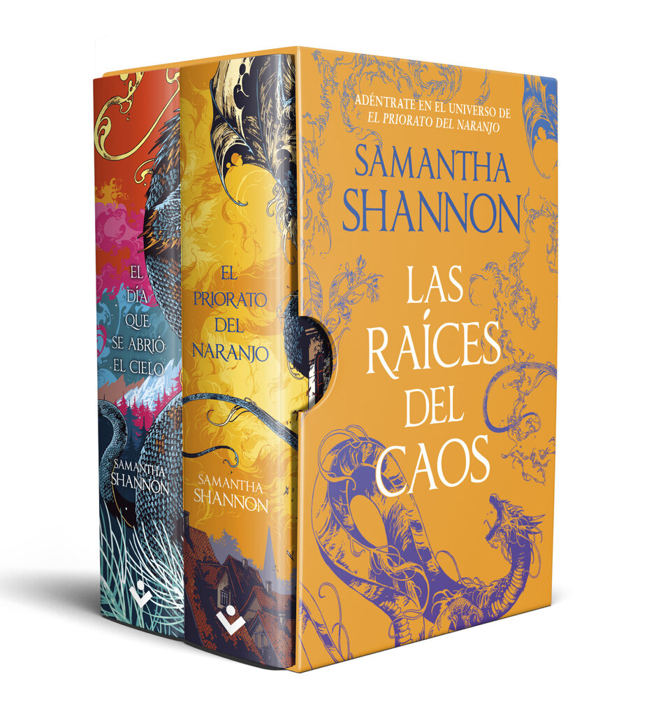 Las raíces del caos (estuche con: El día que se abrió el cielo | El priorato del naranjo)