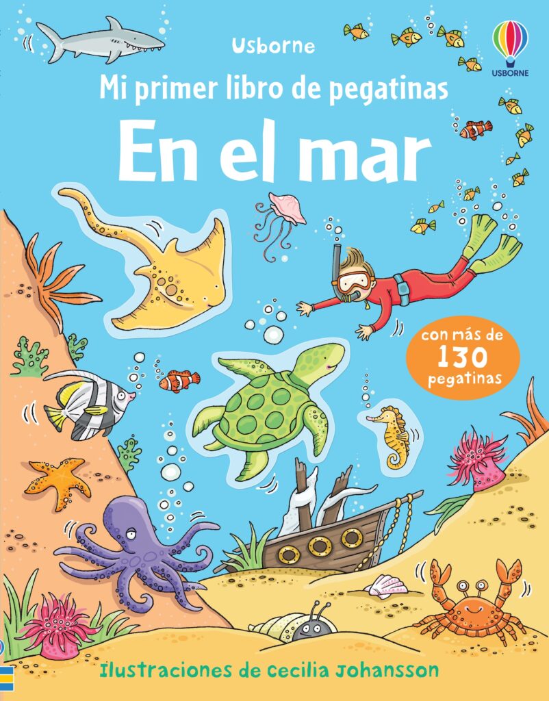 LIBRO DE PEGATINAS EN EL MAR