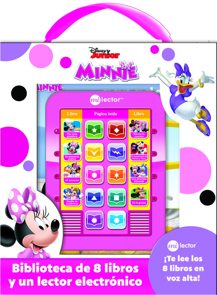 MI LECTOR MINNIE. BIBLIOTECA DE 8 LIBROS Y LECTOR ELECTRÓNICO