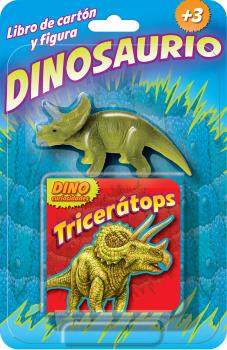 ESPINOSAURIO LIBRO DE CARTON Y FIGURA DINOSAURIO