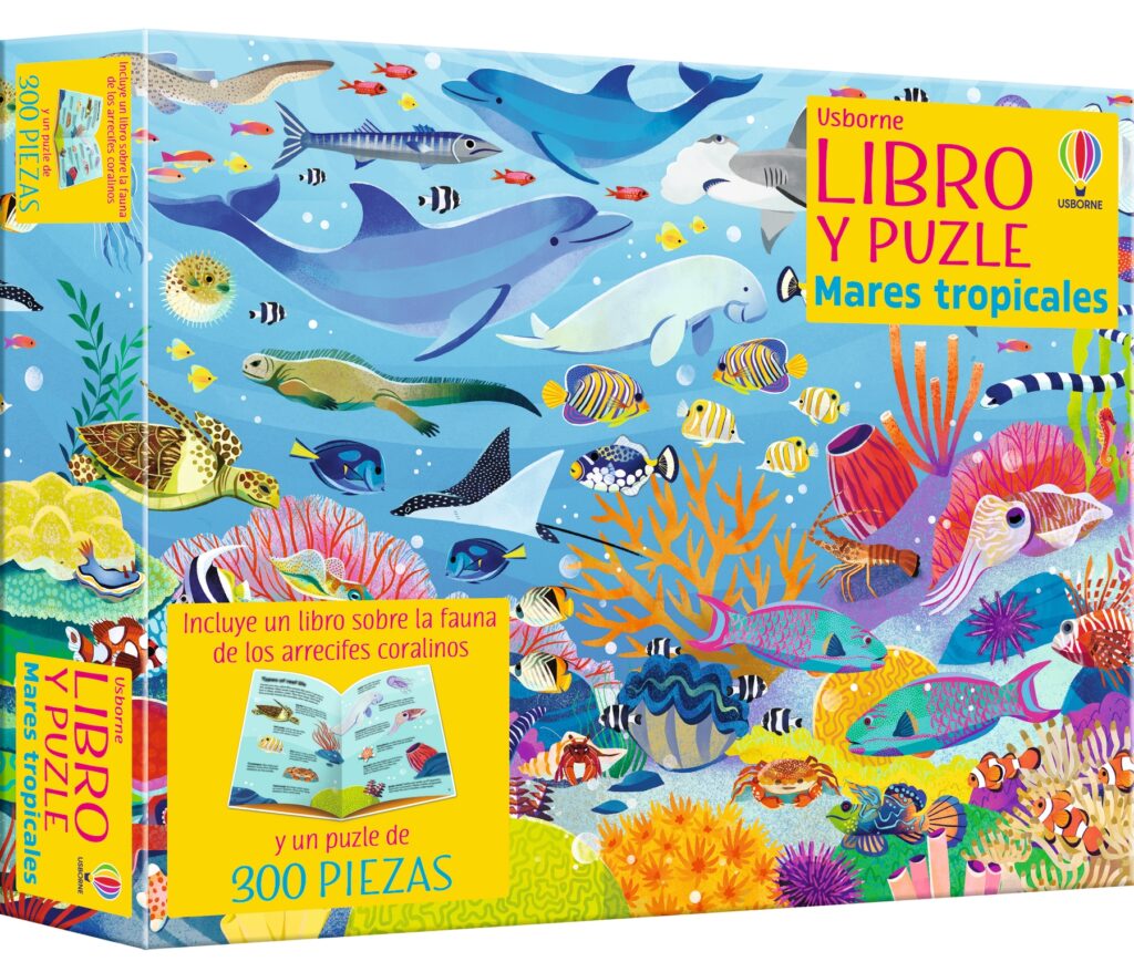 MARES TROPICALES LIBRO Y PUZLE MARES TROPICALES LIBRO Y PUZLE