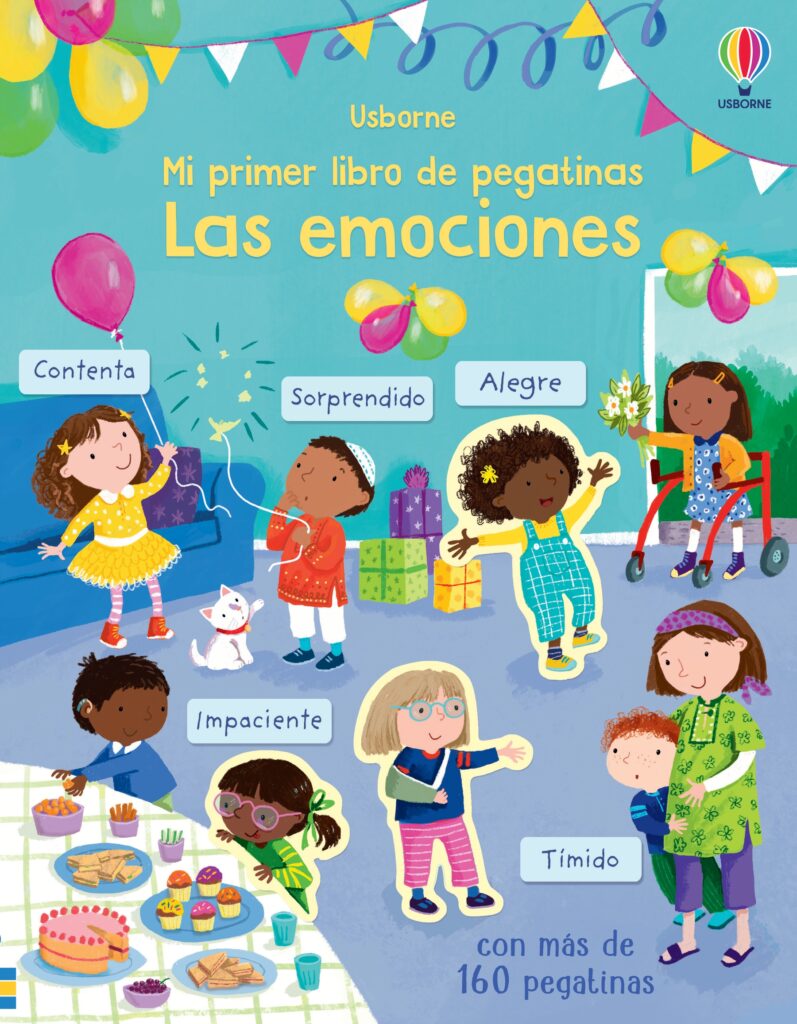 Mi primer libro de pegatinas. Las emociones.