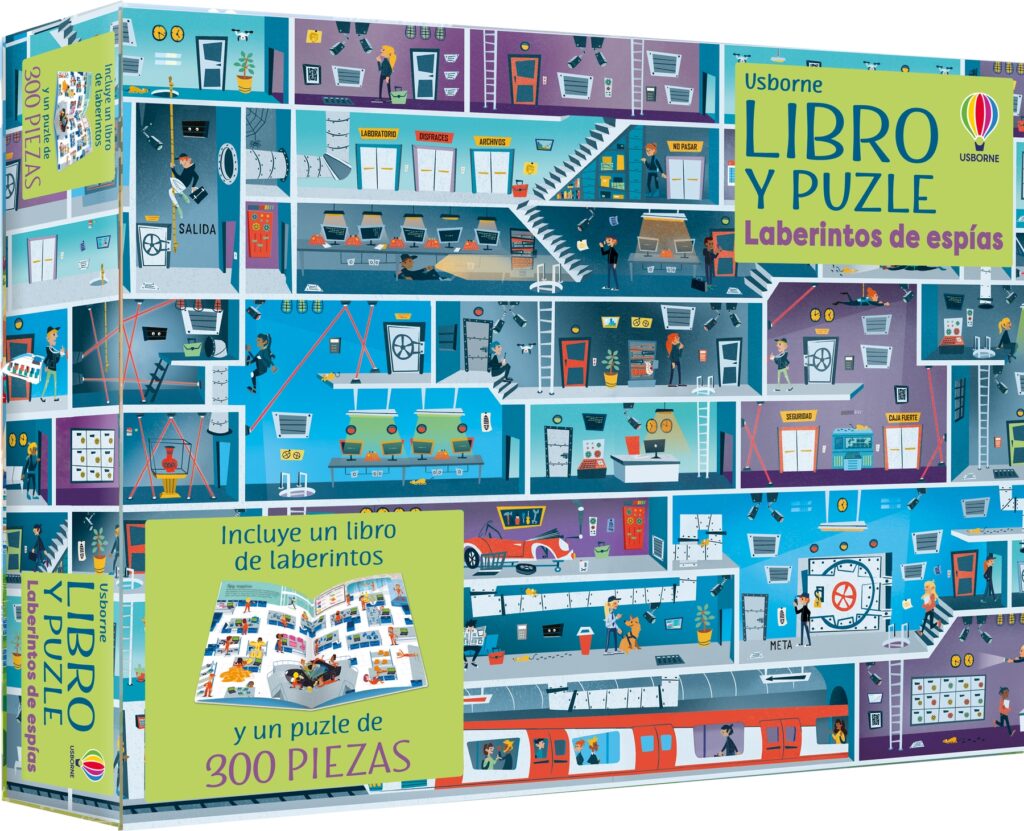 TRENES LIBRO PUZLE