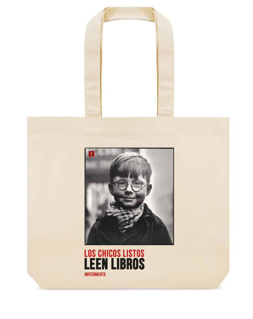 BOLSA DE TELA "LOS CHICOS LISTOS LEEN LIBROS"