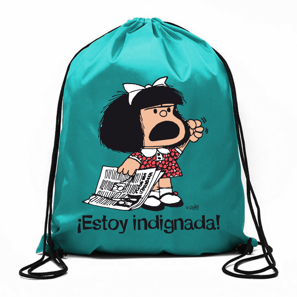Bolsa de cuerdas Mafalda ¡Hoy muerdo!