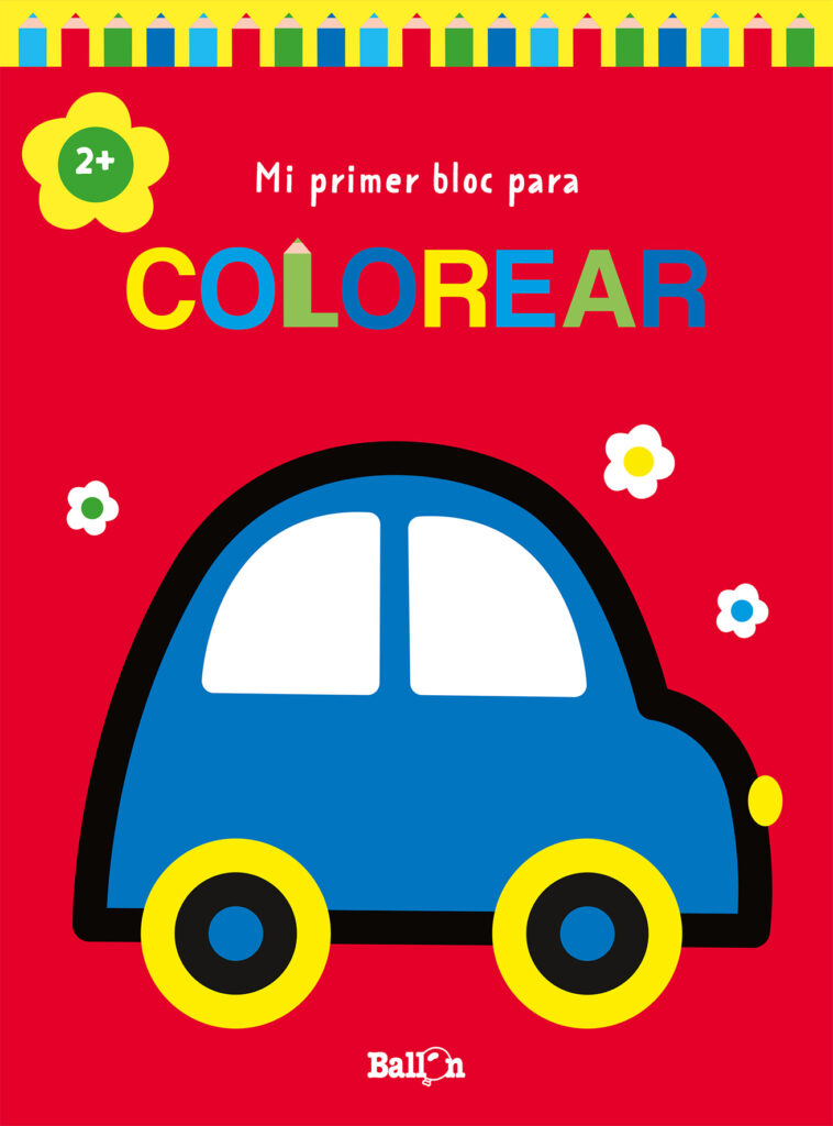 MI PRIMER BLOC PARA COLOREAR RANA +3