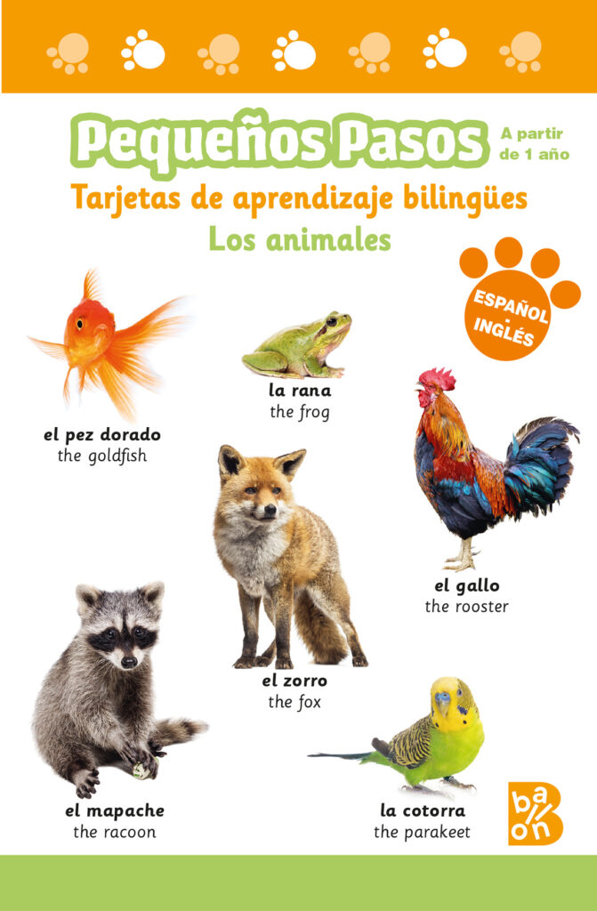 PEQUEÑOS PASOS -TARJETAS DE APRENDIZAJE BILINGÜES - MIS PRIMERAS PALABRAS