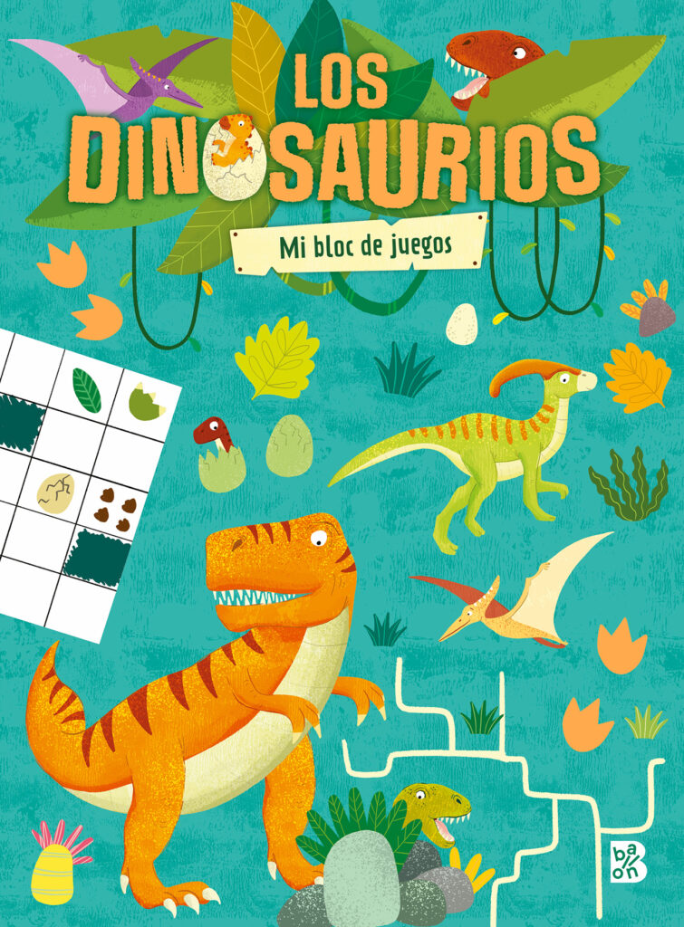 LOS DINOSAURIOS-MI BLOC PARA COLOREAR
