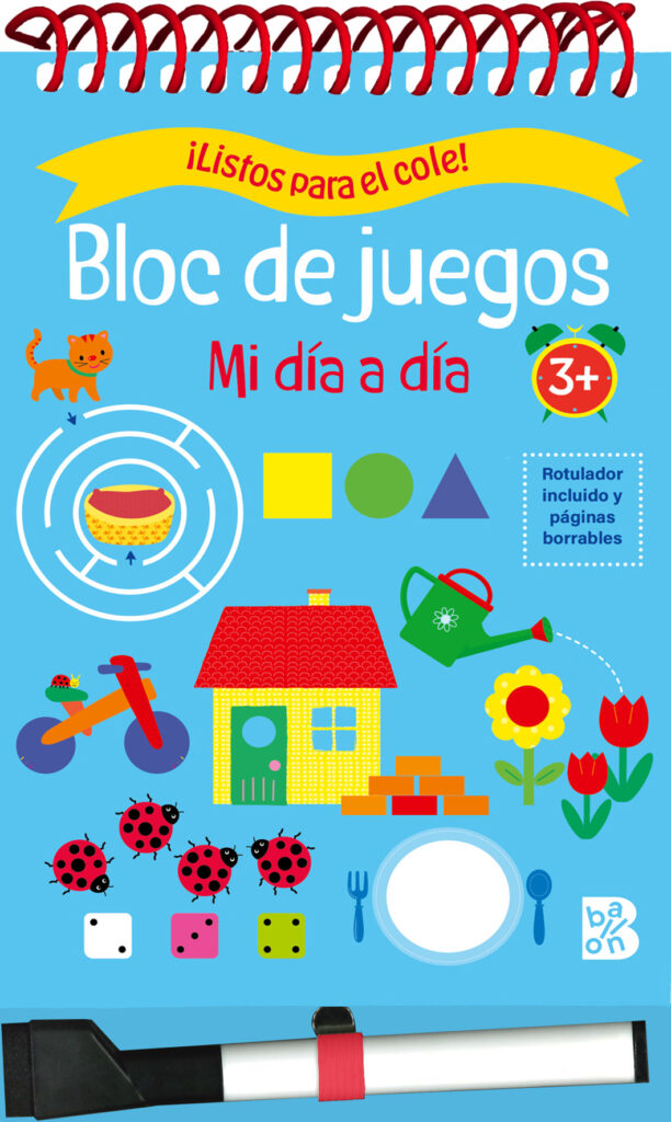 LISTOS PARA EL COLE BLOC DE JUEGOS  LOS ANIMALES +3