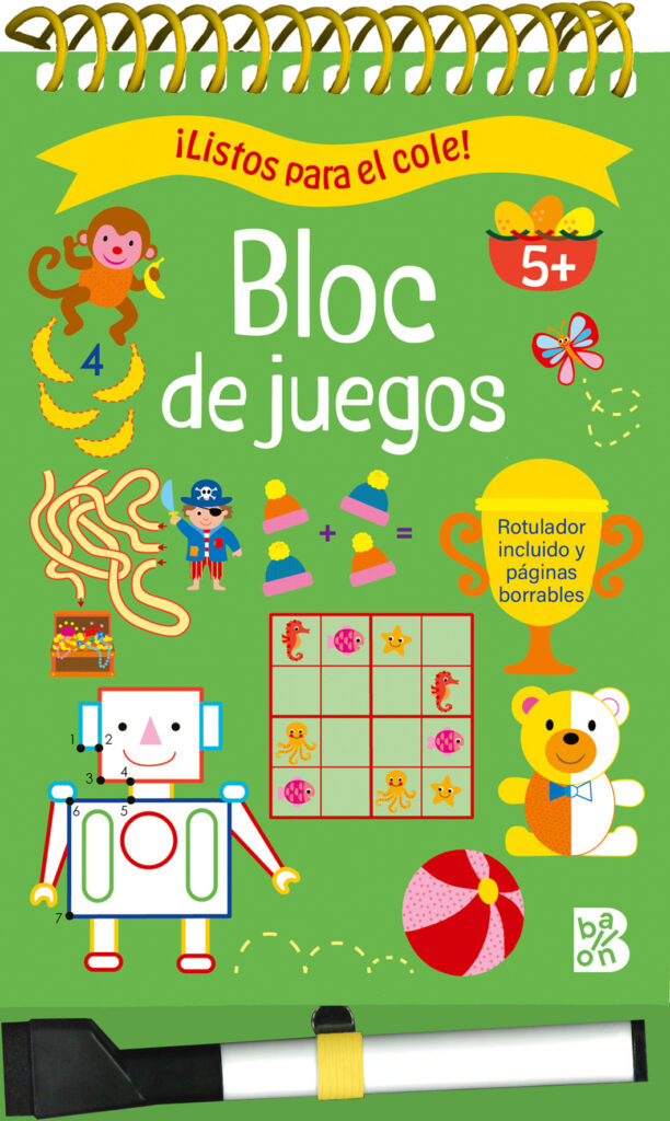 LISTOS PARA EL COLE BLOC DE JUEGOS +4