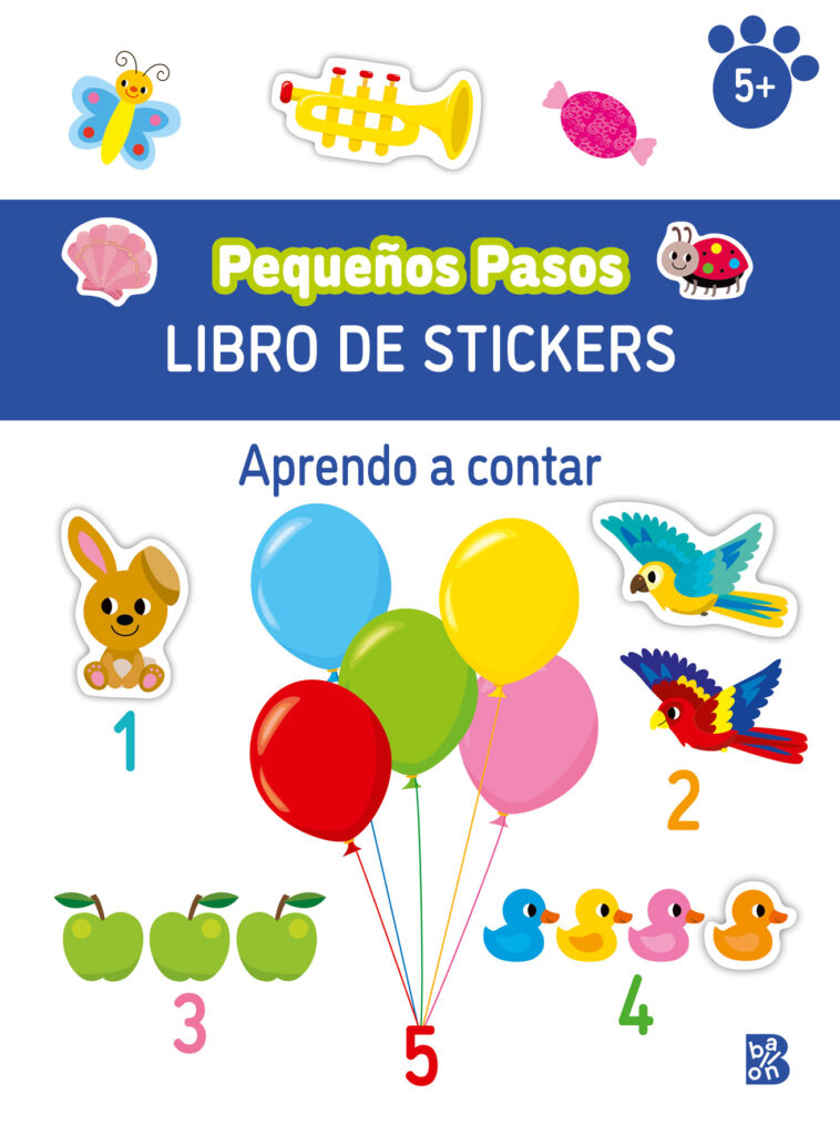 PEQUEÑOS PASOS LIBRO DE STICKERS-LOS COLORES