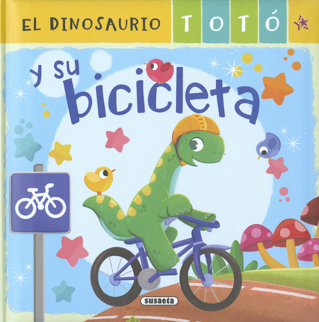 El dinosaurio Totó y su bicicleta El dinosaurio Totó y su bicicleta