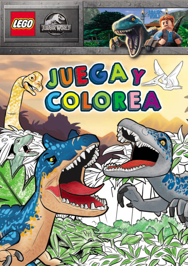 JURASSIC WORLD LEGO®. JUEGA Y COLOREA
