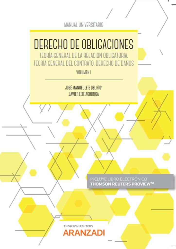 Derecho de obligaciones. Volumen I (Papel + e-book)
