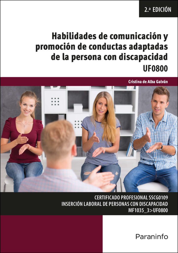 Habilidades de comunicación y promoción de conductas adaptadas de la persona con discapacidad