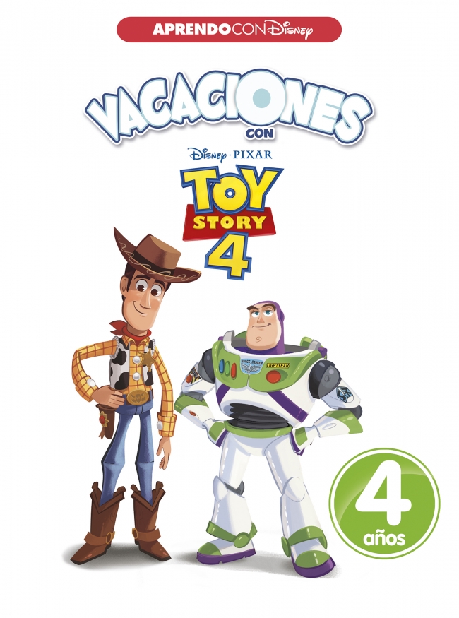 Vacaciones con Toy Story 4 (4 años) (Disney. Cuaderno de vacaciones)