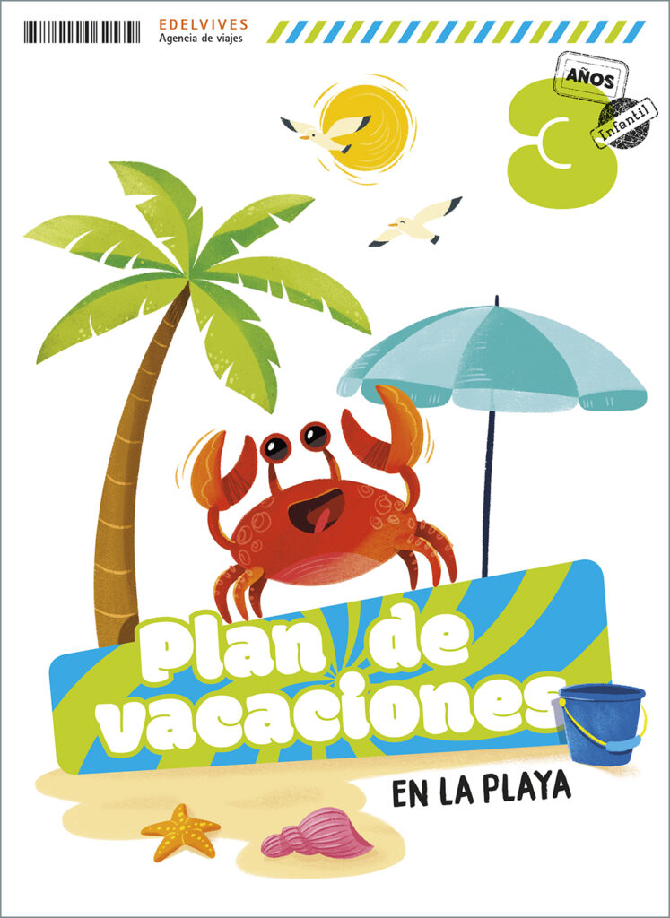 Plan de vacaciones - En la playa - 3 años