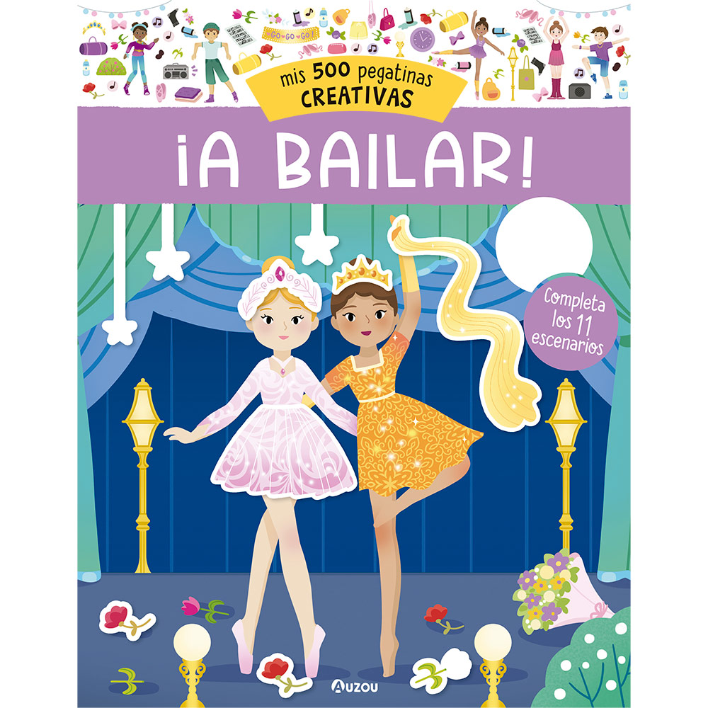 Mis 500 pegatinas creativas. ¡A bailar!