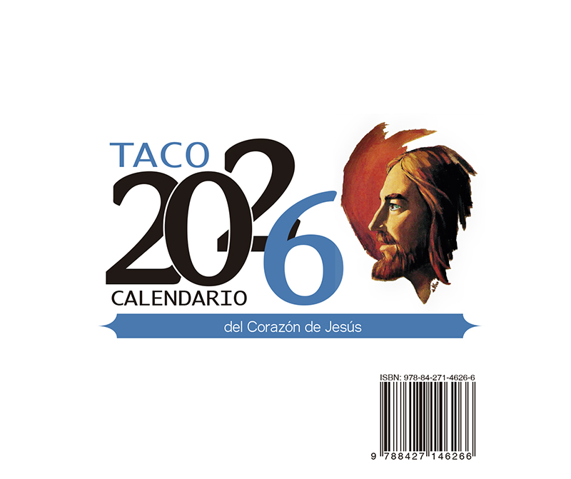 Taco Calendario del Corazón de Jesús - Notas sin soporte - 2026