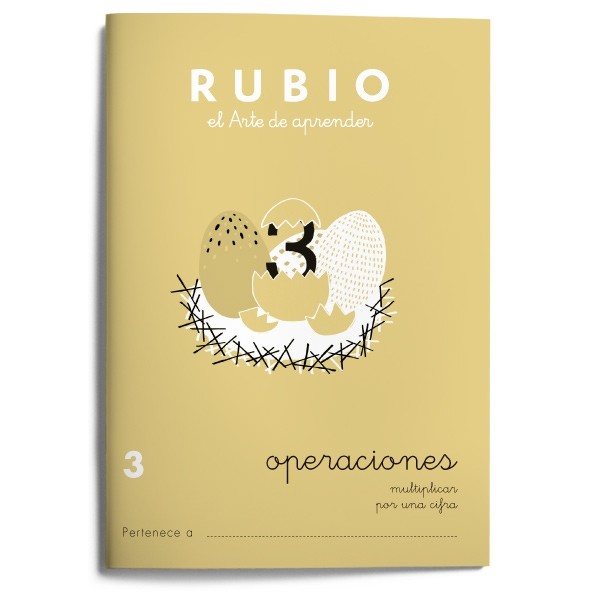 Cuadernillos operaciones 3 Rubio