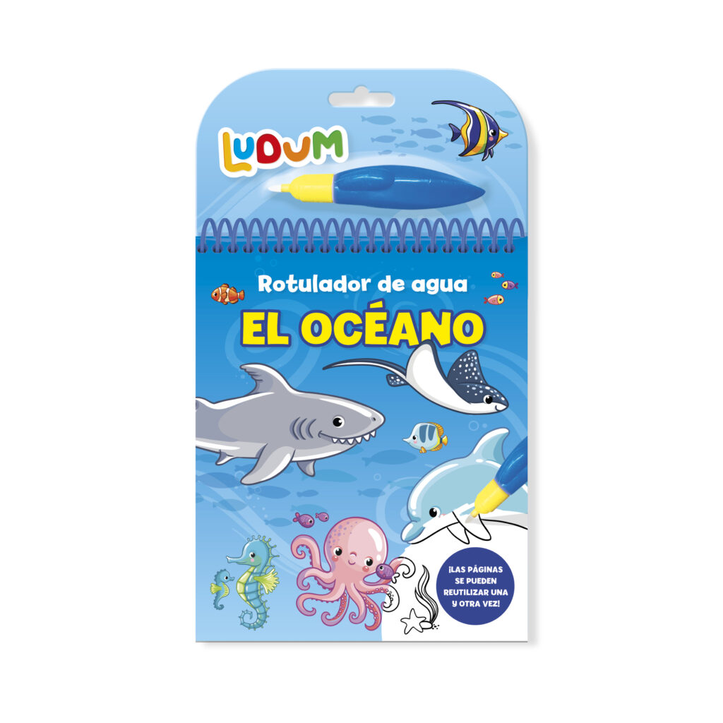 LUDUM  - LIBRETA ROTULADOR DE AGUA - EL OCEANO