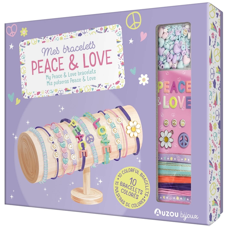 Mis pulseras Peace & Love. Joyas