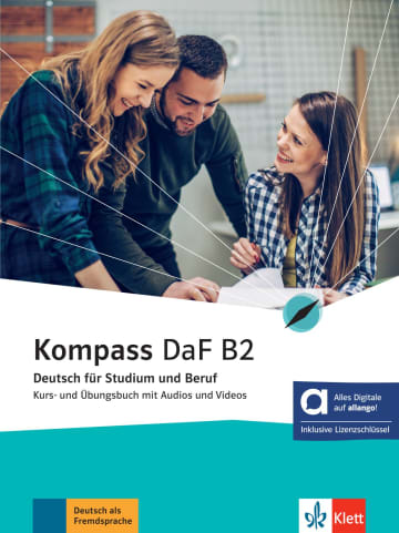 Kompass daf b2.2, libro del alumno y de ejercicios edicion hibrida allango