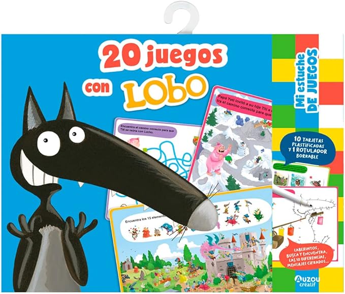 20 JUEGOS CON LOBO. MI ESTUCHE DE JUEGOS