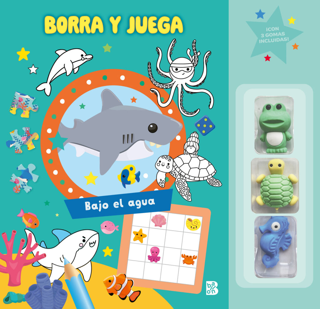 BORRA Y JUEGA - ANIMALES SALVAJES