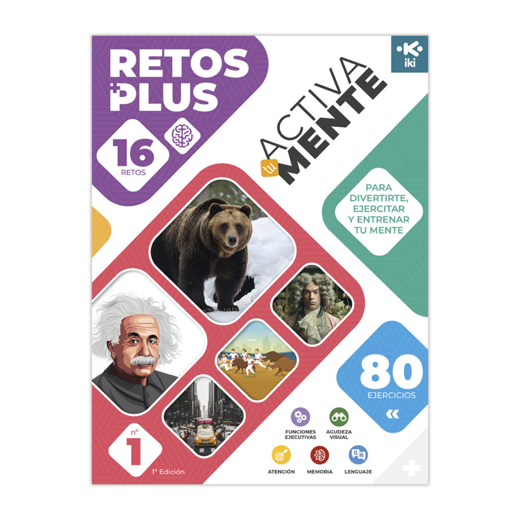 ACTIVA TU MENTE - RETOS PLUS - Nº 1 ACTIVA TU MENTE - RETOS PLUS - Nº 1