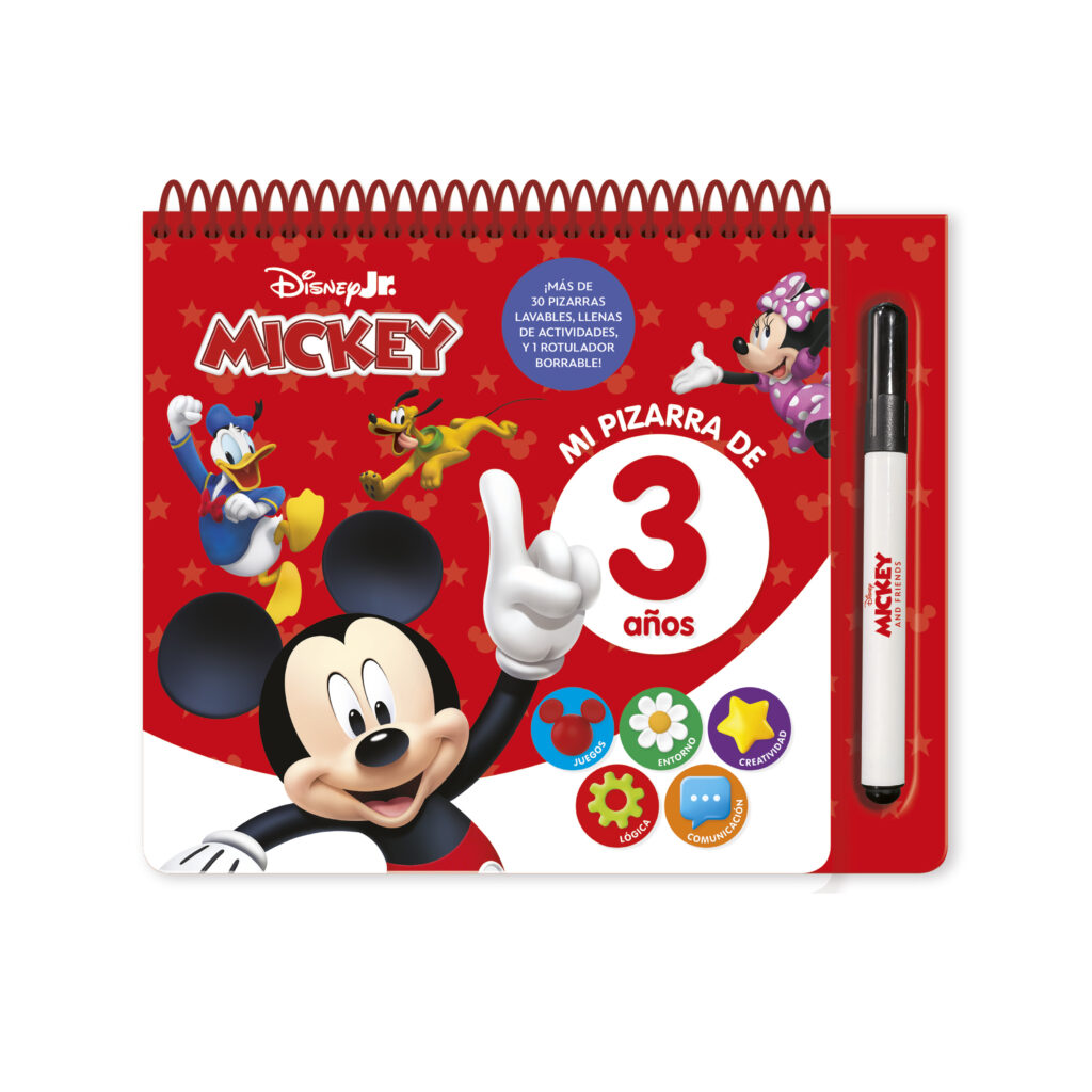 DISNEY MI PIZARRA DE 3 AÑOS - MICKEY