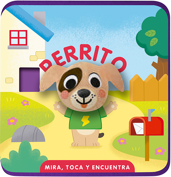 Mira, toca y encuentra. Perrito