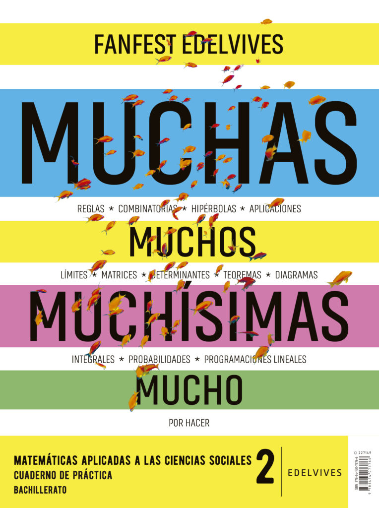 Proyecto: Fanfest 2026. Matemáticas aplicadas a las Ciencias Sociales 2 Bachillerato. Libro del alumno + Cuaderno de práctica