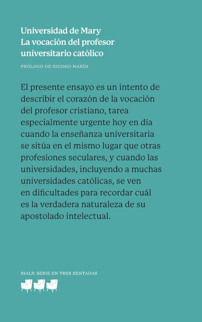 La vocación del profesor universitario católico