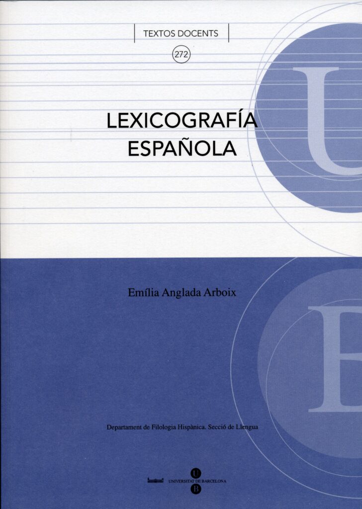 Lexicografía española Lexicografía española