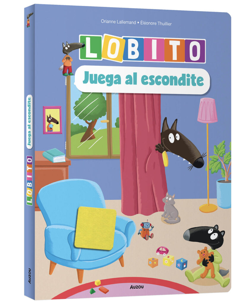 Lobito juega al escondite ¡Con solapas de fieltro! Lobito juega al escondite ¡Con solapas de fieltro!