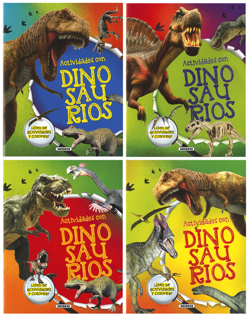Actividades con dinosaurios (4 títulos) Actividades con dinosaurios (4 títulos)